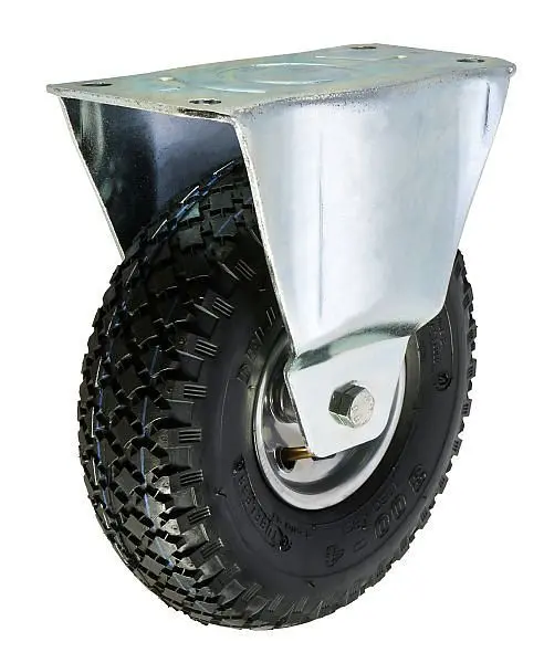 Peetz 4er Set Luftbereifte-Räder Ø 300 mm (davon 2 Lenkrollen mit Bremse) 259