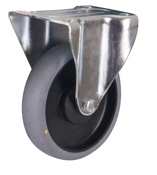 VARIOfit Bockrolle elektrisch leitfähig 125 x 40 mm grau bpg-125.036