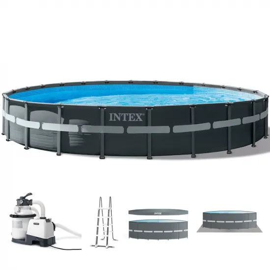 Intex Ultra XTR Frame 26340NP - Runder Pool mit Aufstellungsanleitung