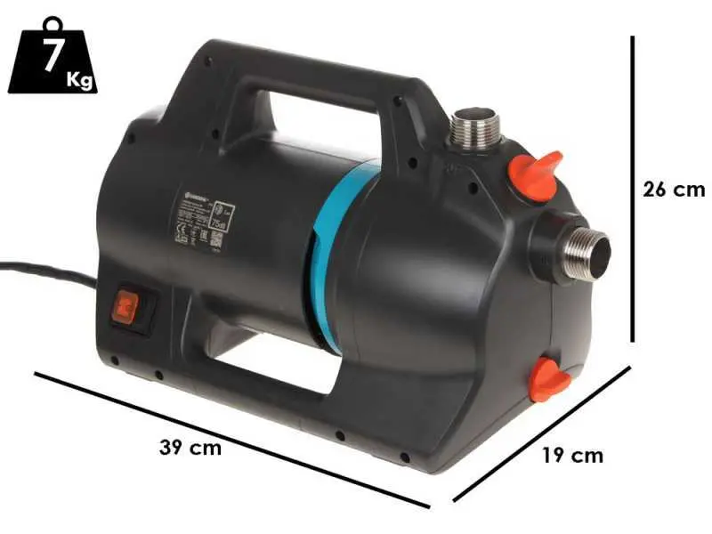 Gardena 4300 Ruhig - Elektrische selbstansaugende Gartenpumpe - 650 W