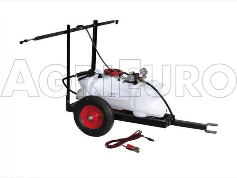 Sprühpistolen- GeoTech CZ60D - Tank für Spritzanwendung für Rasentraktor - Pumpe 12 V - 60 l