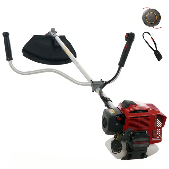 Professionelle Ausführung EuroMech TJ 53 EC - Benzin-Motorsense mit Handgriff - Kawasaki-Motor
