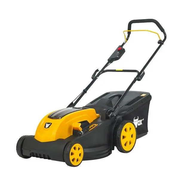 MOWOX EM 4340 P-Li 43 cm Lithium-Ion Akku-Rasenmäher mit Kunststoffgehäuse 50 L Gewebefangsack mit Hard-Top und Füllsta...