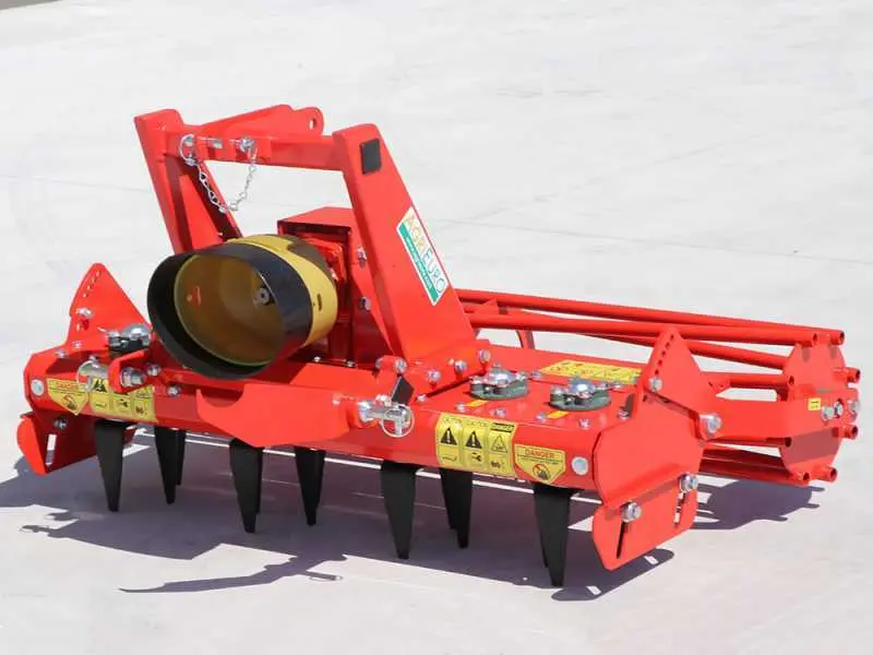 Professionelle Kreiselegge RO 120 - Arbeitsbreite 120 cm - 14 Zinken leichte Reihe - für linksdrehende Zapfwelle (gegen U...