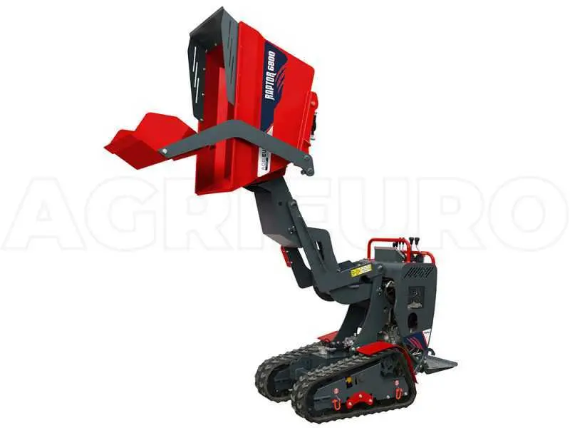 Raupendumper AgriEuro Top-Line RAPTOR 6800 HEDH - Honda GXe270 - Mit Ladeschaufel