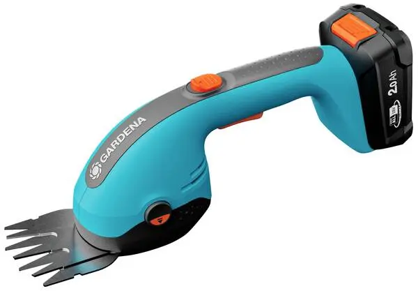 GARDENA 14750-30 Akku Gras- und Strauchschere inkl. Akku, inkl. Ladegerät 18 V Li-Ion
