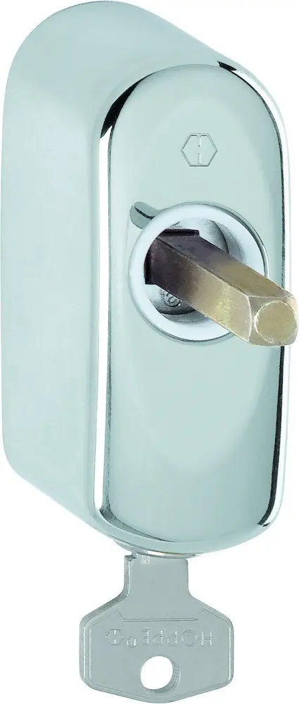 HOPPE® Fenstergriffrosette abschliessbar MUS950S 100NM TBT4, Messing, 11634856