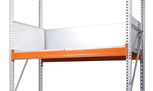 DENIOS Set Einleitbleche für Combi-Regale mit Fachbreite 3300 mm und Fachtiefe 1300 mm 281843