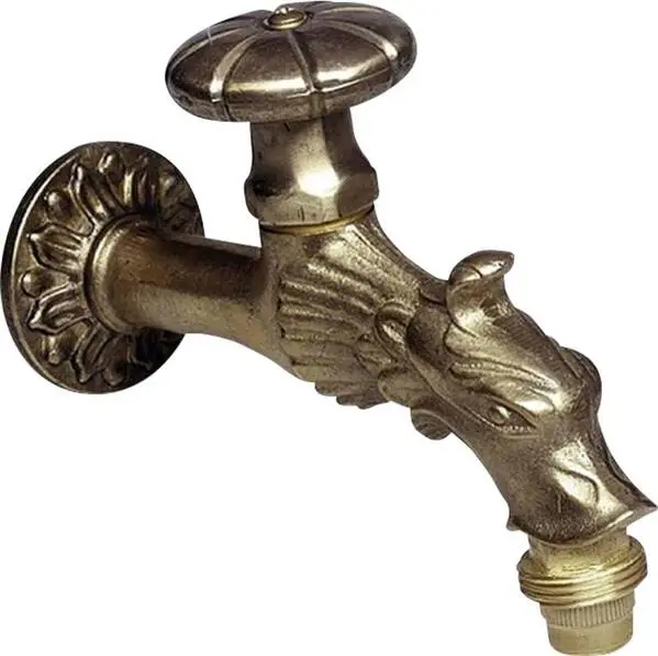 Puteus 734930/52073-E Wasserhahn Schlauch-Anschluss 13mm (1/2 ) Ø Golden