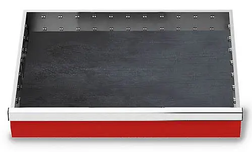 Bedrunka+Hirth Schubladeneinlage Riffelgummi T500-6 Breite 600 mm 65.068.530A
