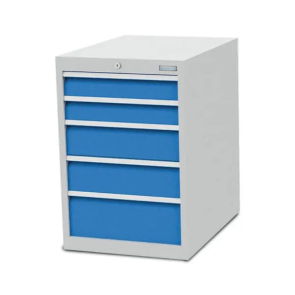 Bedrunka+Hirth Schubladenschrank Tiefe 736 mm R 18-24 5 x Schublade 580/0221V10A