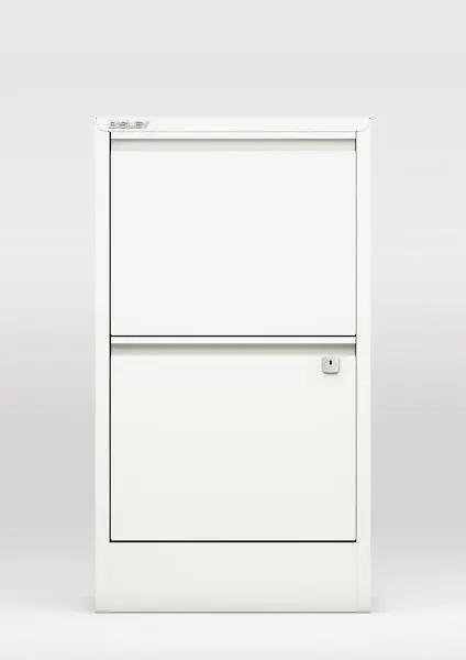 Bisley Home Filer 2 HR-Schubladen verkehrsweiß HF2696