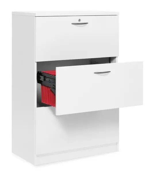Deskin Hängeregistraturschrank MULTI M Dekor weiß B 800 x H 1145 x T 420 mm 291550