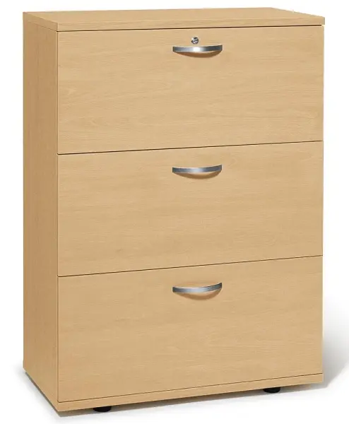 Deskin Hängeregistraturschrank MULTI M pro Buchedekor B 800 x H 1140 x T 420 mm 268337