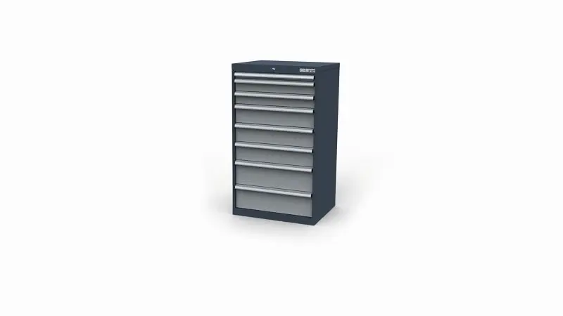 Simplaflex Schubladenschrank inkl. 8 Schubladen B x T x H 700 x 575 x 1220 mm CL7H121232