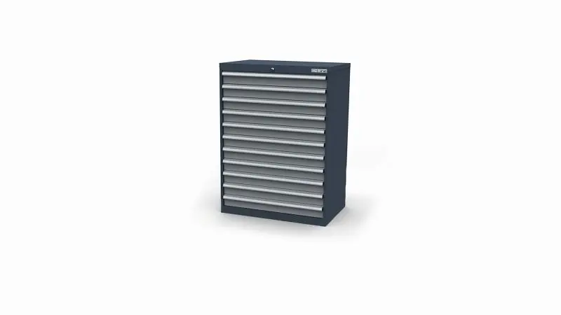 Simplaflex Schubladenschrank inkl. 11 Schubladen B x T x H 900 x 575 x 1220 mm CL9H120110