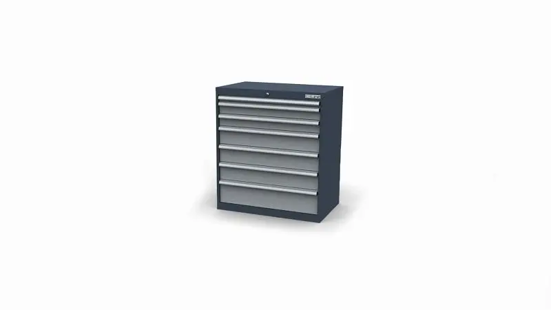 Simplaflex Schubladenschrank inkl. 7 Schubladen B x T x H 900 x 575 x 1020 mm CL9H101231