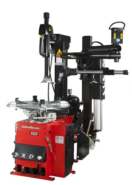 John Bean T5325B 2S Plus Pkw-Reifenmontiermaschine mit Pfrischmatisch nach hinten Kippbarer Montagesäule und Prospeed-Tec...