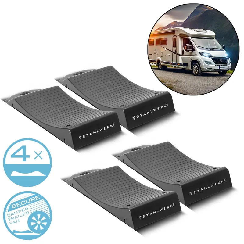 Radmuttern-Schlüssel Steelworks tire protector GT-18 ST 4 Set 2.7 t load capacity tire cradle | Tire shoes | Hind -up | L...