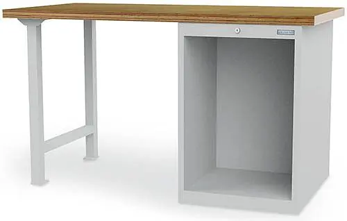 Bedrunka+Hirth Reihenwerkbank R 18-24 Abmessungen mm (BxTxH): 1500 x 750 x 859 Zylinderschloß mit Zentralverriegelung 03....