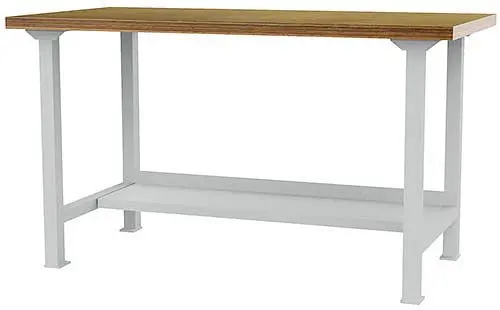 Bedrunka+Hirth Reihenwerkbank Breite 2000 mm mit Fachboden 03.20.000.2A