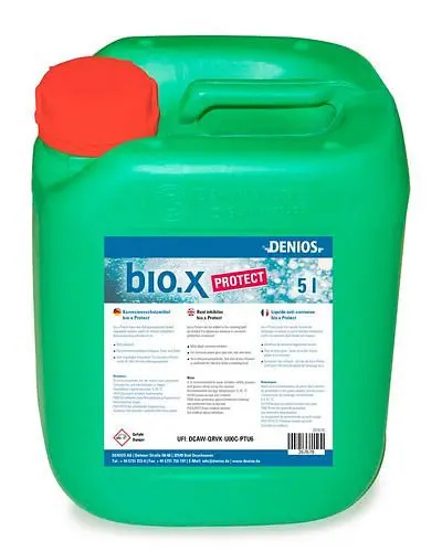 DENIOS Rostschutzmittel biohne x Protect 5 Liter Additiv für biohne x Reinigungsbäder VE: 5 Liter 267678