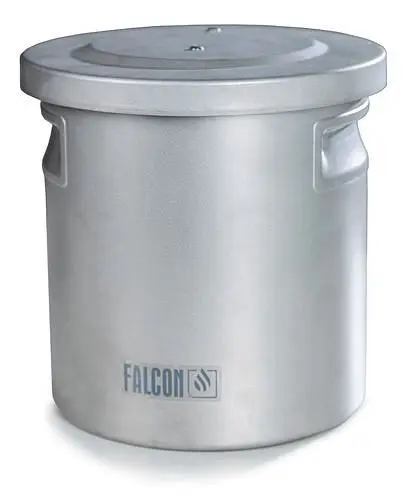 FALCON Kleinteilesauberiger aus Edelstahl 8 Liter Volumen 282409
