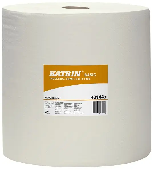 Katrin Putzpapier - Basic XXL 3 1000 naturweiß 380 x 360 cm 3-lagig 481443
