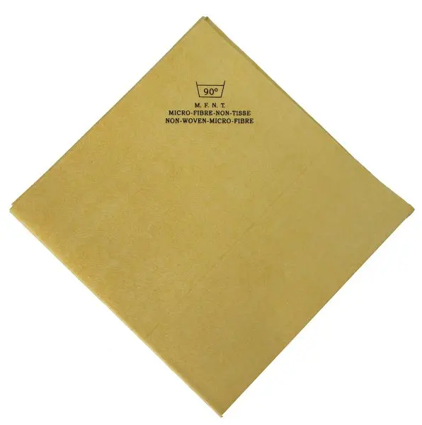 De Witte Non Woven Mikrofasertuch 40 x 38 cm gelb - 140 g ECO VE: Beutel 5 Stück 370.000.001
