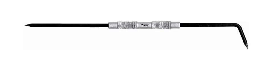 Vogel Germany Anreißnadel Ø 4 mm 230 mm lineare gebogene auswechselbaren Spitzen Handhabung gerändelt 334612