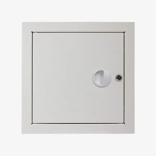 HKW Einwurftür QUATTRO ESSENTIAL Weiß 9018