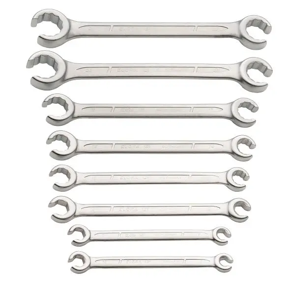 ELORA Offene Doppelringschlüssel-Satz 8-teilig 8-24 mm 121S 8M 0121500801000