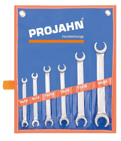 Projahn Offener Doppelringschlüssel Satz metrisch 6 teilig 2216