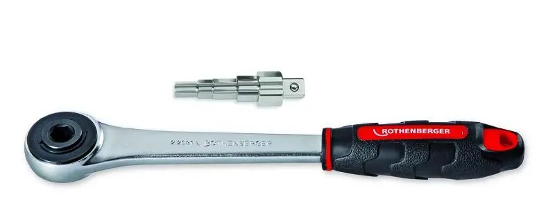 Rothenberger UNI-Stufenschlüssel Set mit Ratsche 3/8-1" VE: 10 Stück 73297