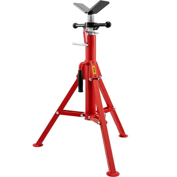 VEVOR Rohrstütze Kohlenstoffstahl Rohrständer V-Kopf Max. Belastbarkeit 1134 kg GJ1107BGJ-VX00001V0