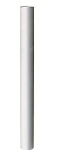 WERMA Rohr D25mm 250mm lang SR- silber 975.840.25