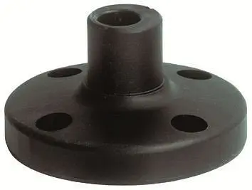 WERMA Fuß für Rohr D25mm Kunststoff BK- schwarz 975.840.90