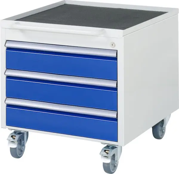 RAU Roll-Container Serie 7000 B580 x T650 x H565 mm 3 x Schublade-Grösse-L 3xH120 mm 15-2.3A.11