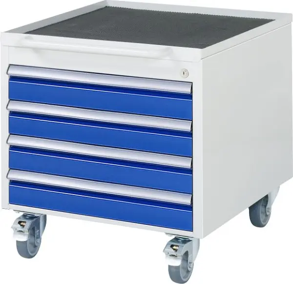 RAU Roll-Container Serie 7000 B580 x T650 x H565 mm 4 x Schublade-Grösse-L 4xH90 mm 15-2.13A.11