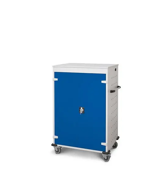 Rotstahl Laptop-Ladewagen 20 Fächer enzianblau 5010 2622-021001-0925812-7035-5010ZYL