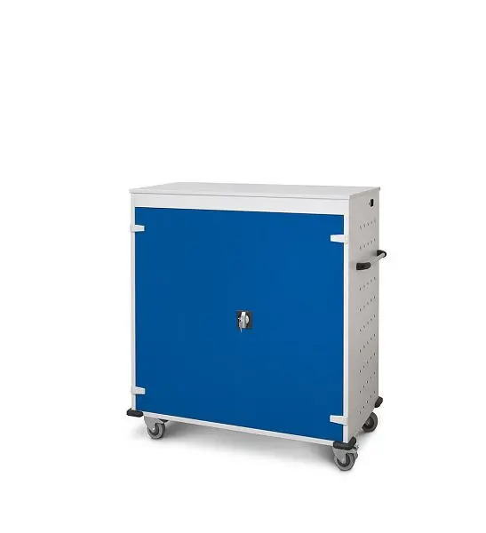 Rotstahl Laptop-Ladewagen 30 Fächer enzianblau 5010 2622-031001-1315812-7035-5010ZYL