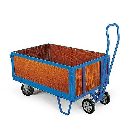 Protaurus Rotauro Rollplatte mit Seitenwänden 400 mm hoch 1600x900mm 200mm TPE-Räder Traglast: 800 kg 14-1083
