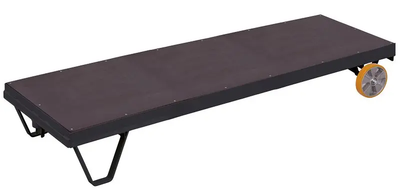 VARIOfit Schwerlast-Rollplatte Ladefläche: 3.290 x 800 mm RAL 7016 anthrazitgrau Traglast: 2.000 kg zu-1145/AG