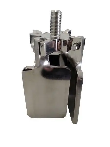 Schwarzer Rührtechnik 4-Arm Klapprührorgan / Klapprührer Ø 350mm für Containerrührwerke CRW-KL340-8
