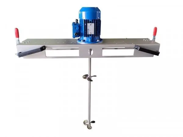 Schwarzer Rührtechnik IBC-Schnellmischer für Medien bis 600 m/Pas im 1000L IBC 075 KW 1415 UPM abnehmbare Rührwelle Sta...