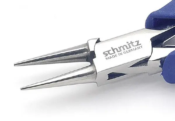 Schmitz Zangen Rundzange 140mm kurze starke Greif-Backen ohne Verzahnung 4331HS22