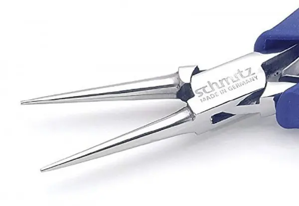 Schmitz Zangen Rundzange 155mm lange Greif- Backen ohne Verzahnung 4431HS22
