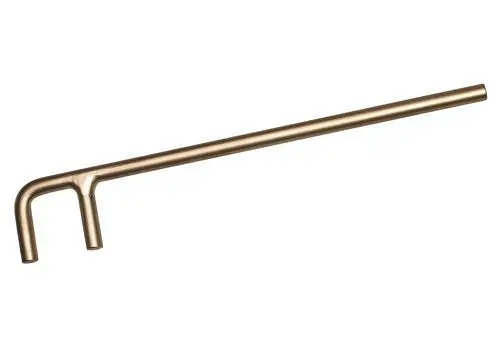 DENIOS Ventilhaken 13 x 30 mm Sonderbronze funkenfrei für Ex-Zonen 264873