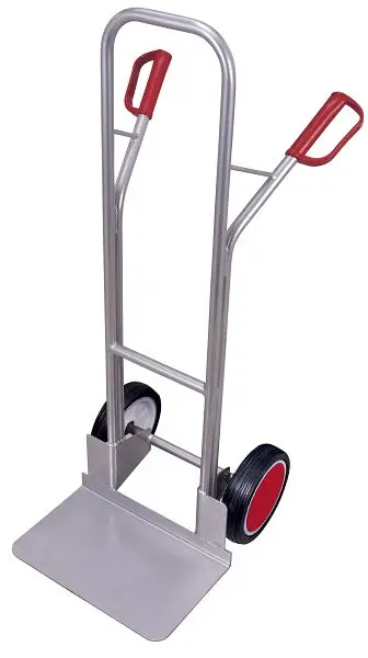 VARIOfit Alukleinformatumkarre mit riesiger Schaufel Außenmaße: 570 x 635 x 1.310 mm Radsatz: Vollgummibereifung ap-710.202