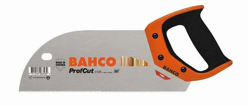 Bahco Profcut Furniersäge 300 mm 11/12 Zähne pro Zoll für feines bis mittelgrobes Material PC-12-VEN